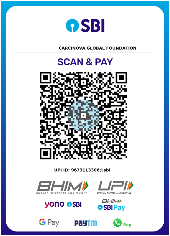 UPI QR Code for CarciNova Donation
