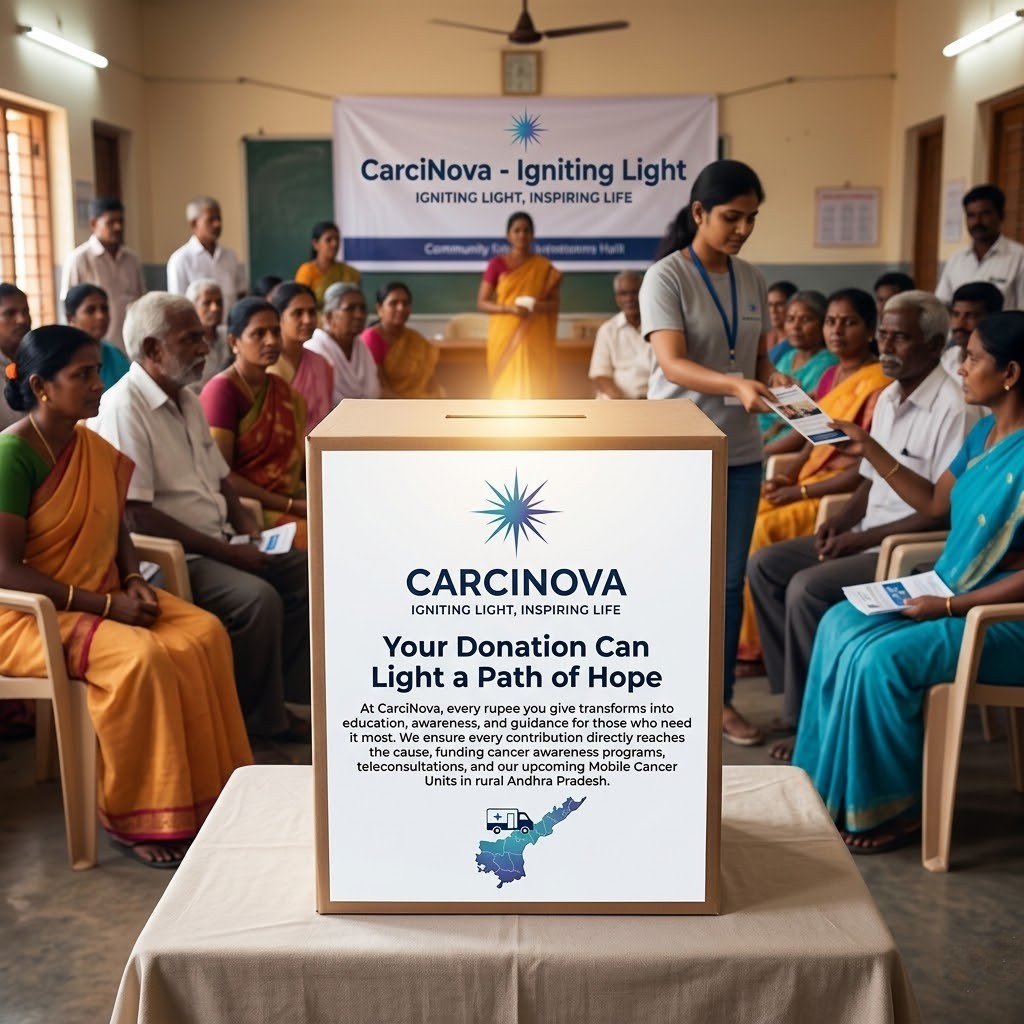 Volunteer lighting a candle in a rural awareness session
